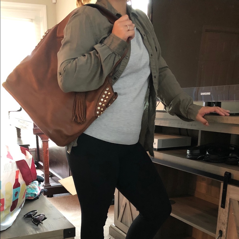 Olive Green Button Up